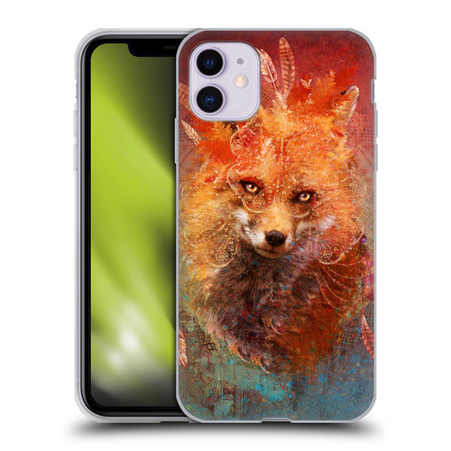 Jena DellaGrottaglia Animals Fox Soft Gel Case for Apple iPhone 11