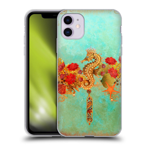 Jena DellaGrottaglia Animals Seahorse Soft Gel Case for Apple iPhone 11