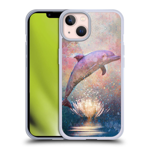 Jena DellaGrottaglia Animals Dolphin Soft Gel Case for Apple iPhone 13
