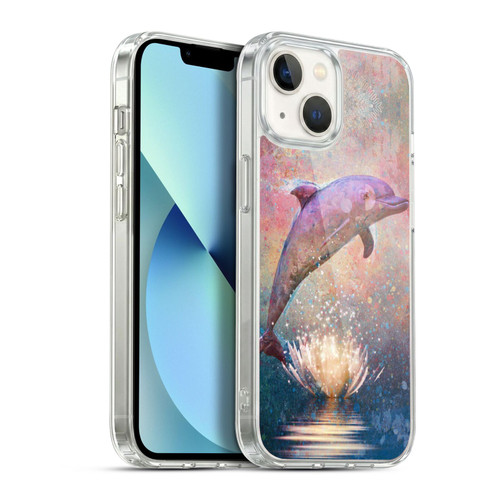 Jena DellaGrottaglia Animals Dolphin Soft Gel Case for Apple iPhone 13