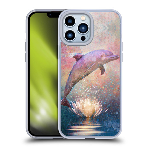 Jena DellaGrottaglia Animals Dolphin Soft Gel Case for Apple iPhone 13 Pro Max & MagSafe