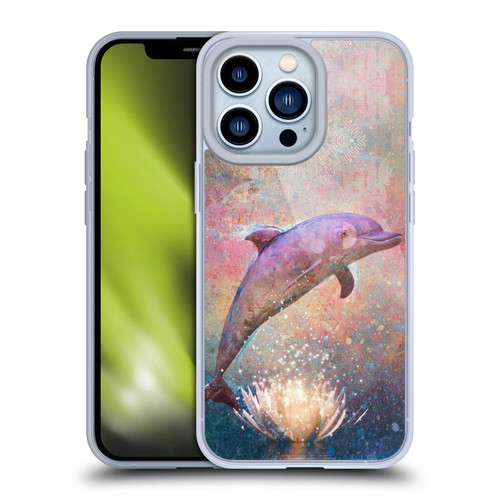Jena DellaGrottaglia Animals Dolphin Soft Gel Case for Apple iPhone 13 Pro