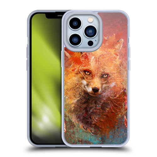 Jena DellaGrottaglia Animals Fox Soft Gel Case for Apple iPhone 13 Pro & MagSafe