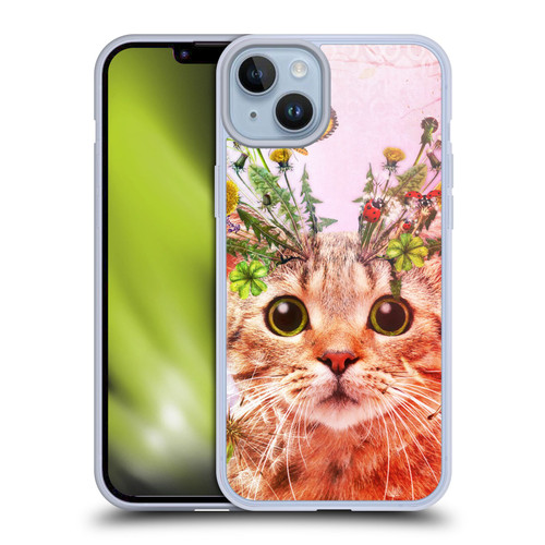 Jena DellaGrottaglia Animals Kitty Soft Gel Case for Apple iPhone 14 Plus & MagSafe
