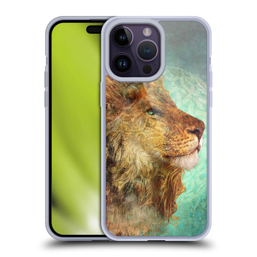 Jena DellaGrottaglia Animals Lion Soft Gel Case for Apple iPhone 14 Pro Max & MagSafe