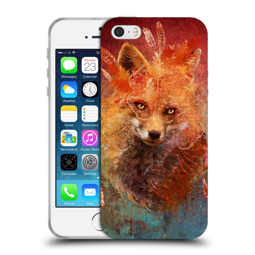 Jena DellaGrottaglia Animals Fox Soft Gel Case for Apple iPhone 5 / 5s / iPhone SE 2016