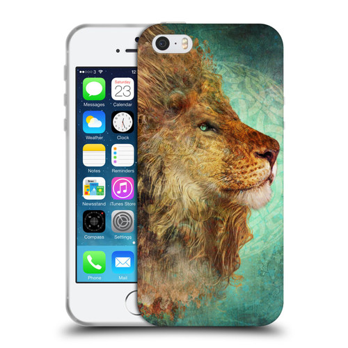 Jena DellaGrottaglia Animals Lion Soft Gel Case for Apple iPhone 5 / 5s / iPhone SE 2016