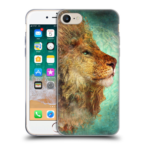 Jena DellaGrottaglia Animals Lion Soft Gel Case for Apple iPhone 7 / 8 / SE 2020 & 2022