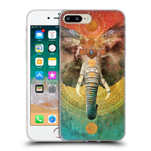 Jena DellaGrottaglia Animals Elephant Soft Gel Case for Apple iPhone 7 Plus / iPhone 8 Plus