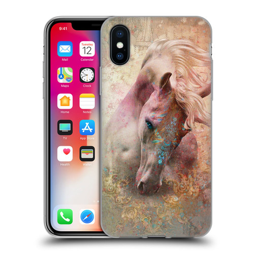 Jena DellaGrottaglia Animals Horse Soft Gel Case for Apple iPhone X / iPhone XS