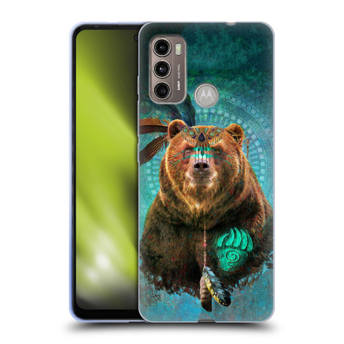 Jena DellaGrottaglia Animals Bear Soft Gel Case for Motorola Moto G60 / Moto G40 Fusion