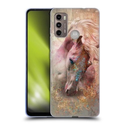 Jena DellaGrottaglia Animals Horse Soft Gel Case for Motorola Moto G60 / Moto G40 Fusion