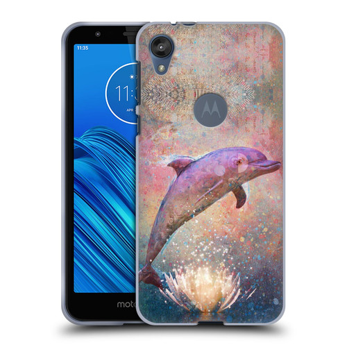 Jena DellaGrottaglia Animals Dolphin Soft Gel Case for Motorola Moto E6