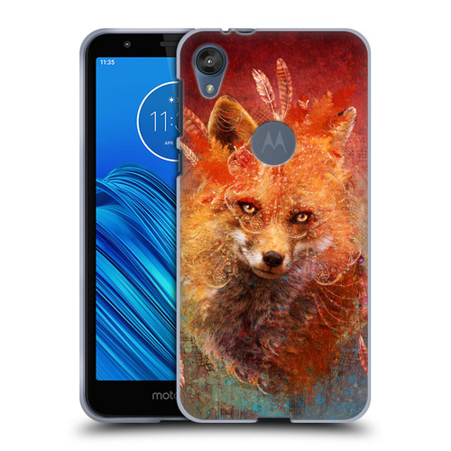 Jena DellaGrottaglia Animals Fox Soft Gel Case for Motorola Moto E6