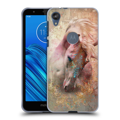 Jena DellaGrottaglia Animals Horse Soft Gel Case for Motorola Moto E6