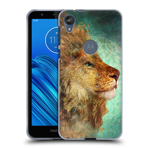Jena DellaGrottaglia Animals Lion Soft Gel Case for Motorola Moto E6