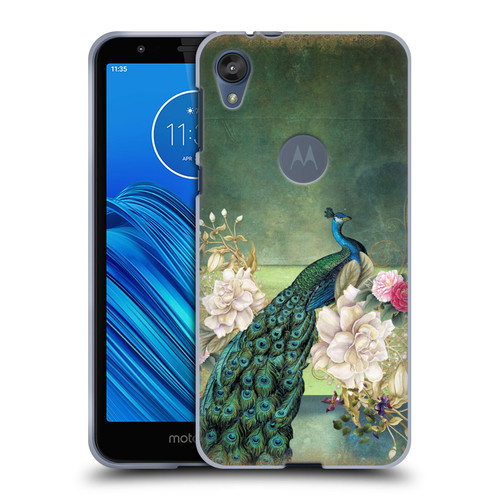 Jena DellaGrottaglia Animals Peacock Soft Gel Case for Motorola Moto E6