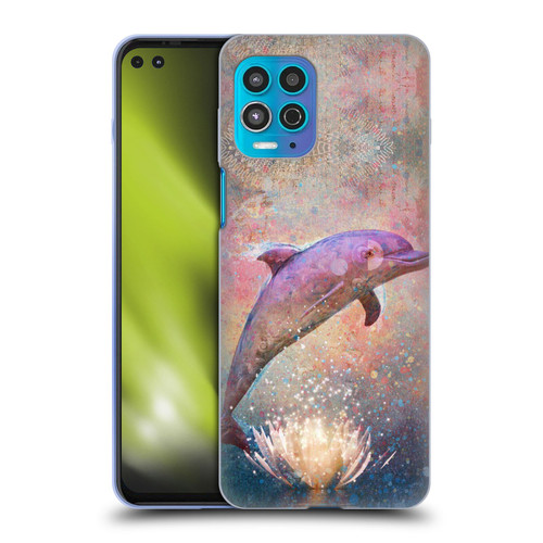 Jena DellaGrottaglia Animals Dolphin Soft Gel Case for Motorola Moto G100