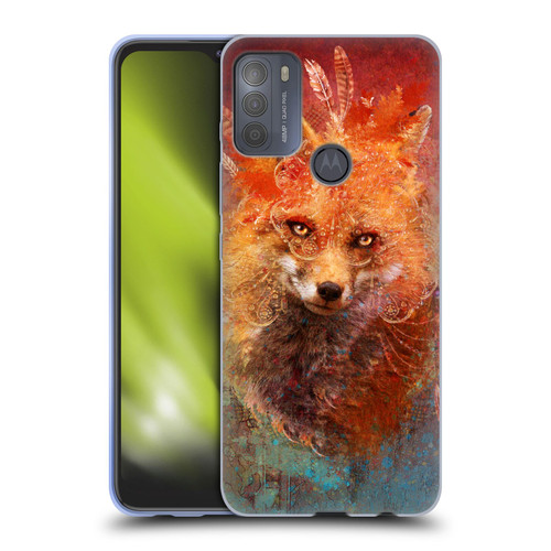 Jena DellaGrottaglia Animals Fox Soft Gel Case for Motorola Moto G50