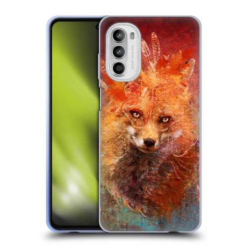 Jena DellaGrottaglia Animals Fox Soft Gel Case for Motorola Moto G52