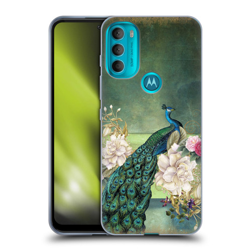Jena DellaGrottaglia Animals Peacock Soft Gel Case for Motorola Moto G71 5G