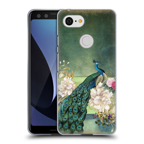 Jena DellaGrottaglia Animals Peacock Soft Gel Case for Google Pixel 3