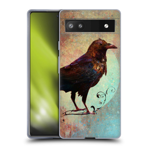 Jena DellaGrottaglia Animals Crow Soft Gel Case for Google Pixel 6a