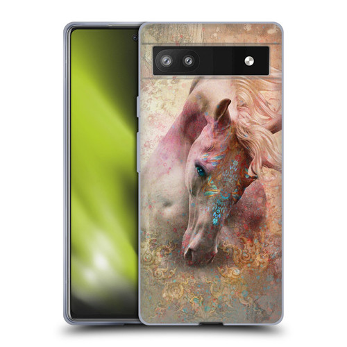 Jena DellaGrottaglia Animals Horse Soft Gel Case for Google Pixel 6a