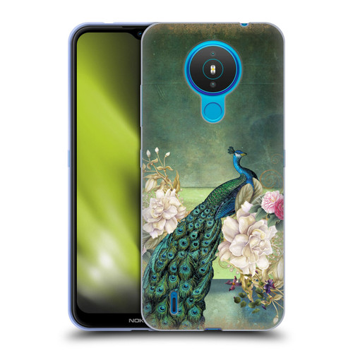 Jena DellaGrottaglia Animals Peacock Soft Gel Case for Nokia 1.4