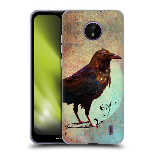 Jena DellaGrottaglia Animals Crow Soft Gel Case for Nokia C10 / C20