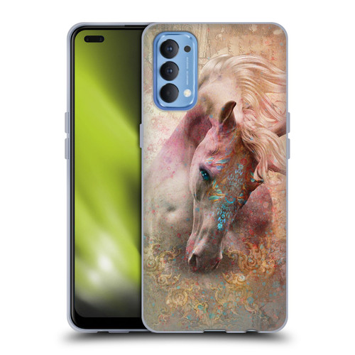 Jena DellaGrottaglia Animals Horse Soft Gel Case for OPPO Reno 4 5G