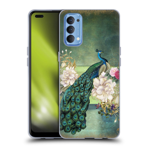 Jena DellaGrottaglia Animals Peacock Soft Gel Case for OPPO Reno 4 5G