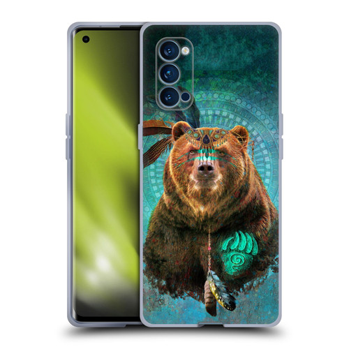 Jena DellaGrottaglia Animals Bear Soft Gel Case for OPPO Reno 4 Pro 5G