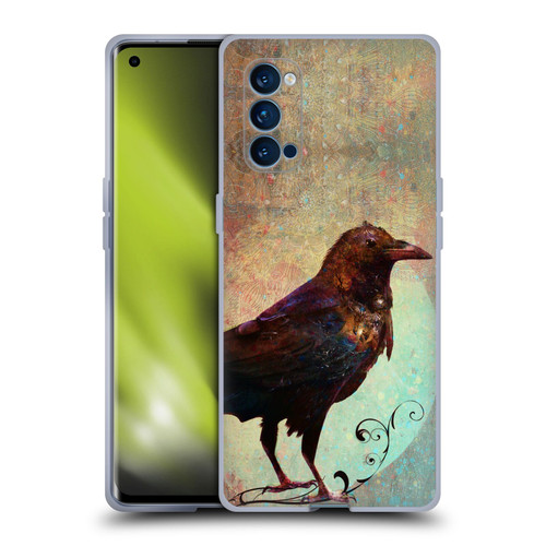 Jena DellaGrottaglia Animals Crow Soft Gel Case for OPPO Reno 4 Pro 5G