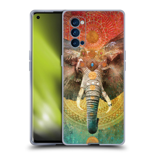 Jena DellaGrottaglia Animals Elephant Soft Gel Case for OPPO Reno 4 Pro 5G