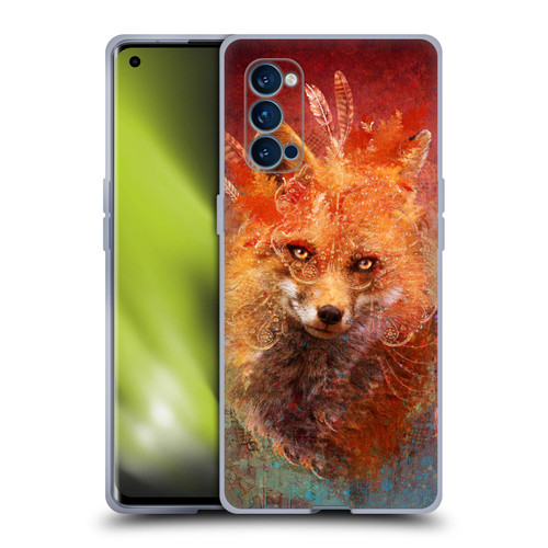 Jena DellaGrottaglia Animals Fox Soft Gel Case for OPPO Reno 4 Pro 5G