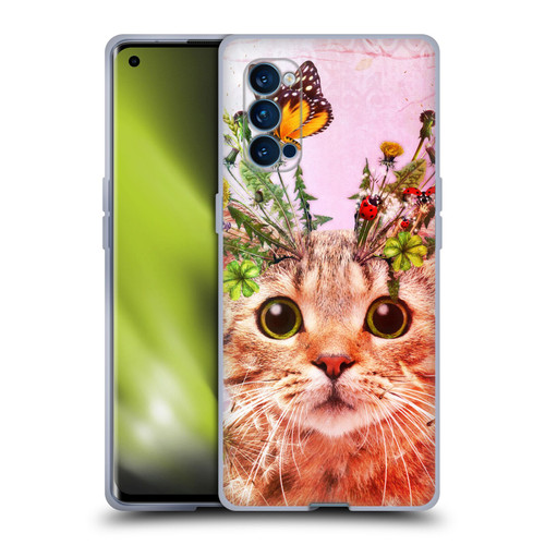 Jena DellaGrottaglia Animals Kitty Soft Gel Case for OPPO Reno 4 Pro 5G