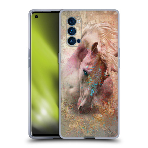 Jena DellaGrottaglia Animals Horse Soft Gel Case for OPPO Reno 4 Pro 5G