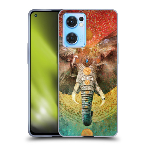 Jena DellaGrottaglia Animals Elephant Soft Gel Case for OPPO Reno7 5G / Find X5 Lite