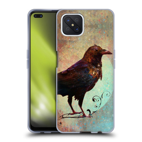 Jena DellaGrottaglia Animals Crow Soft Gel Case for OPPO Reno4 Z 5G