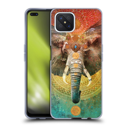 Jena DellaGrottaglia Animals Elephant Soft Gel Case for OPPO Reno4 Z 5G