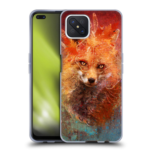 Jena DellaGrottaglia Animals Fox Soft Gel Case for OPPO Reno4 Z 5G