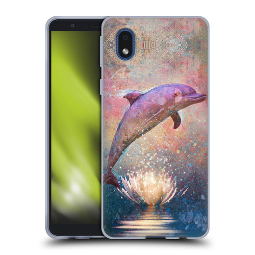 Jena DellaGrottaglia Animals Dolphin Soft Gel Case for Samsung Galaxy A01 Core (2020)