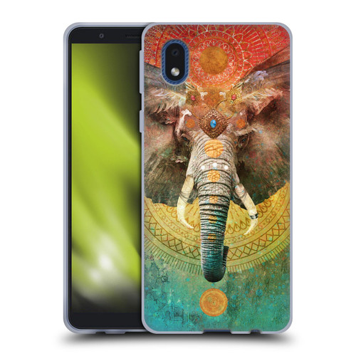 Jena DellaGrottaglia Animals Elephant Soft Gel Case for Samsung Galaxy A01 Core (2020)