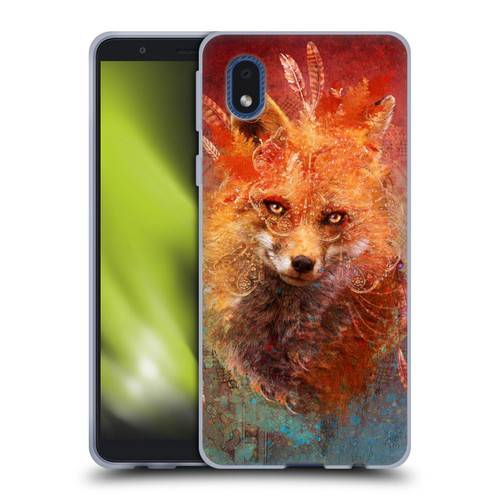 Jena DellaGrottaglia Animals Fox Soft Gel Case for Samsung Galaxy A01 Core (2020)