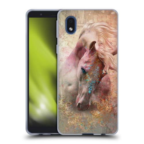 Jena DellaGrottaglia Animals Horse Soft Gel Case for Samsung Galaxy A01 Core (2020)