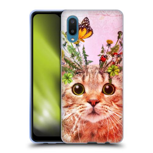 Jena DellaGrottaglia Animals Kitty Soft Gel Case for Samsung Galaxy A02/M02 (2021)