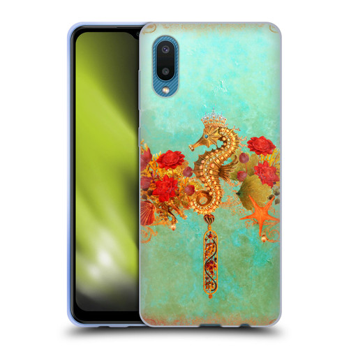 Jena DellaGrottaglia Animals Seahorse Soft Gel Case for Samsung Galaxy A02/M02 (2021)