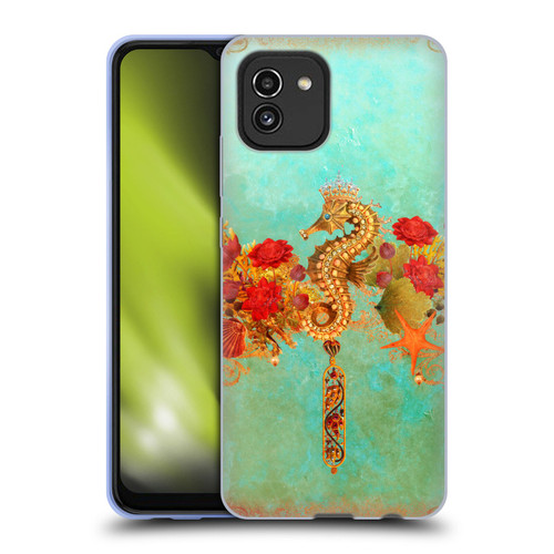 Jena DellaGrottaglia Animals Seahorse Soft Gel Case for Samsung Galaxy A03 (2021)