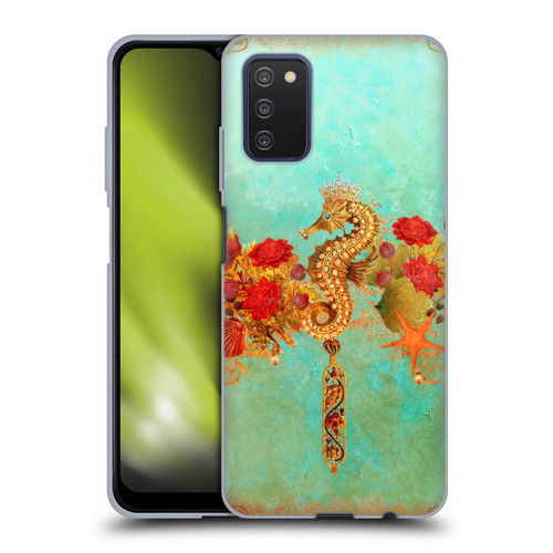 Jena DellaGrottaglia Animals Seahorse Soft Gel Case for Samsung Galaxy A03s (2021)